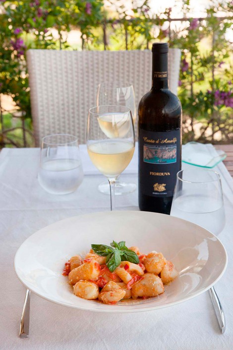 I vini Marisa Cuomo in abbinamento